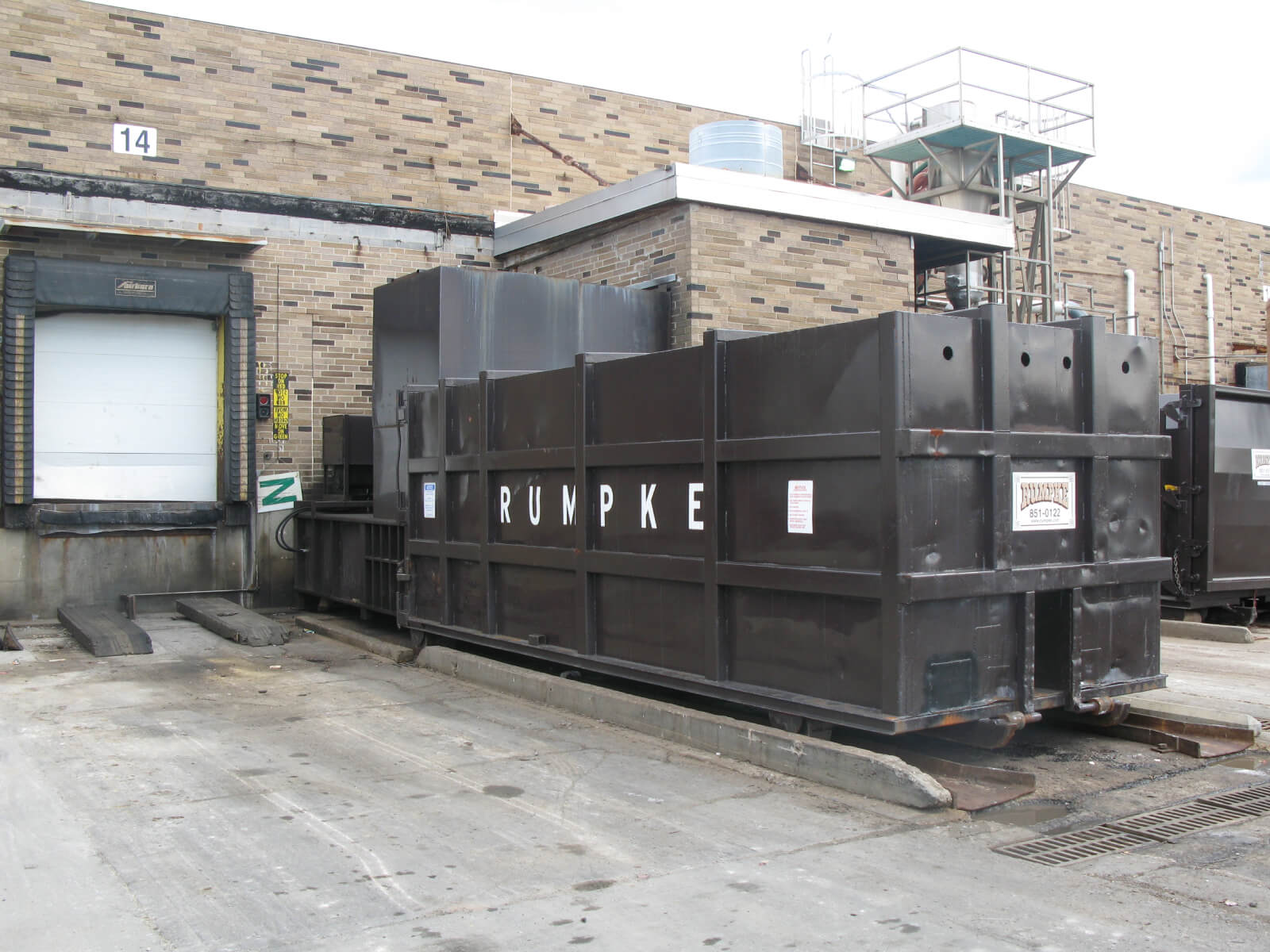 Rumpke Commercial Trash Compactor