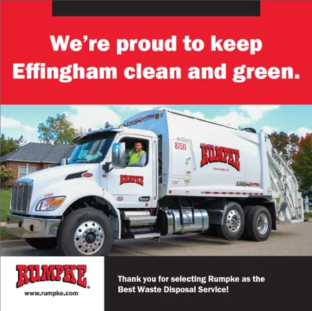 Rumpke Waste And Recycling Award For Effingham Illinois