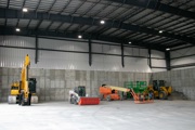 Heavy Equipment Inside Transfer Station In Bloomington IN