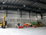 Heavy Equipment Inside Transfer Station In Bloomington IN