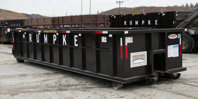 Rumpke 20 Yard Roll Off Dumpster Container