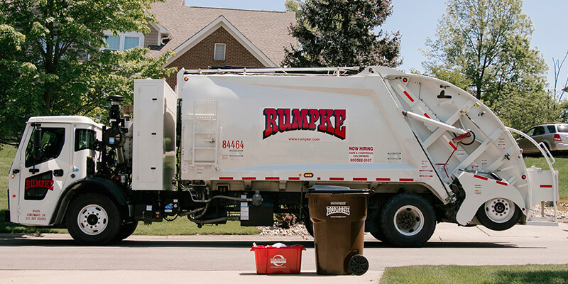 Rumpke Garbage Truck And Trash Cart Rumpke Privatization