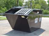 Rumpke 8 Yard Brown Rear Load Dumpster