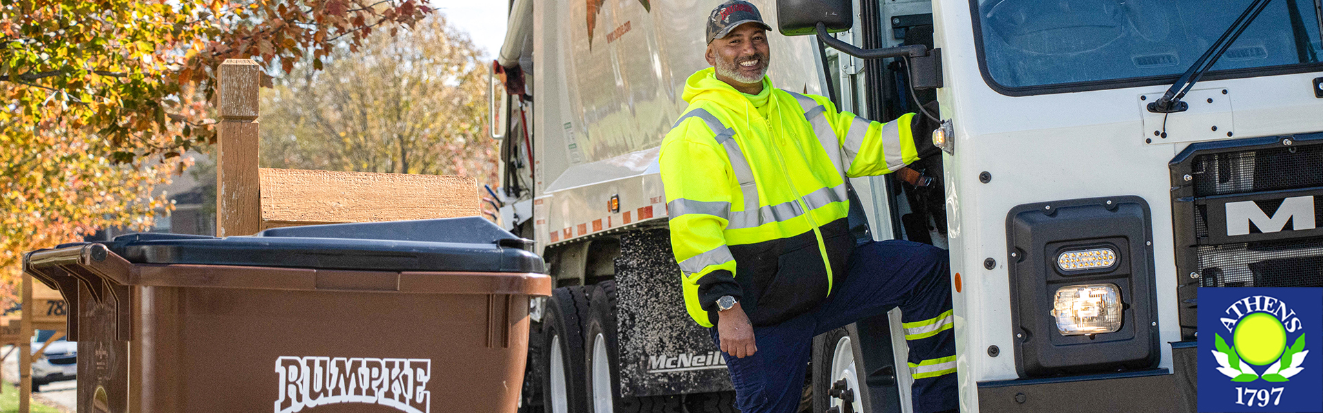 Rumpke Trash Truck City Of Athens Ohio