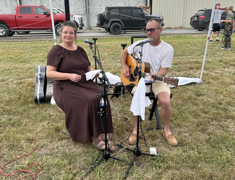 Live Music Performed For Event At Rumpke Medora Landfill And Recycling Facility In Medora, IN
